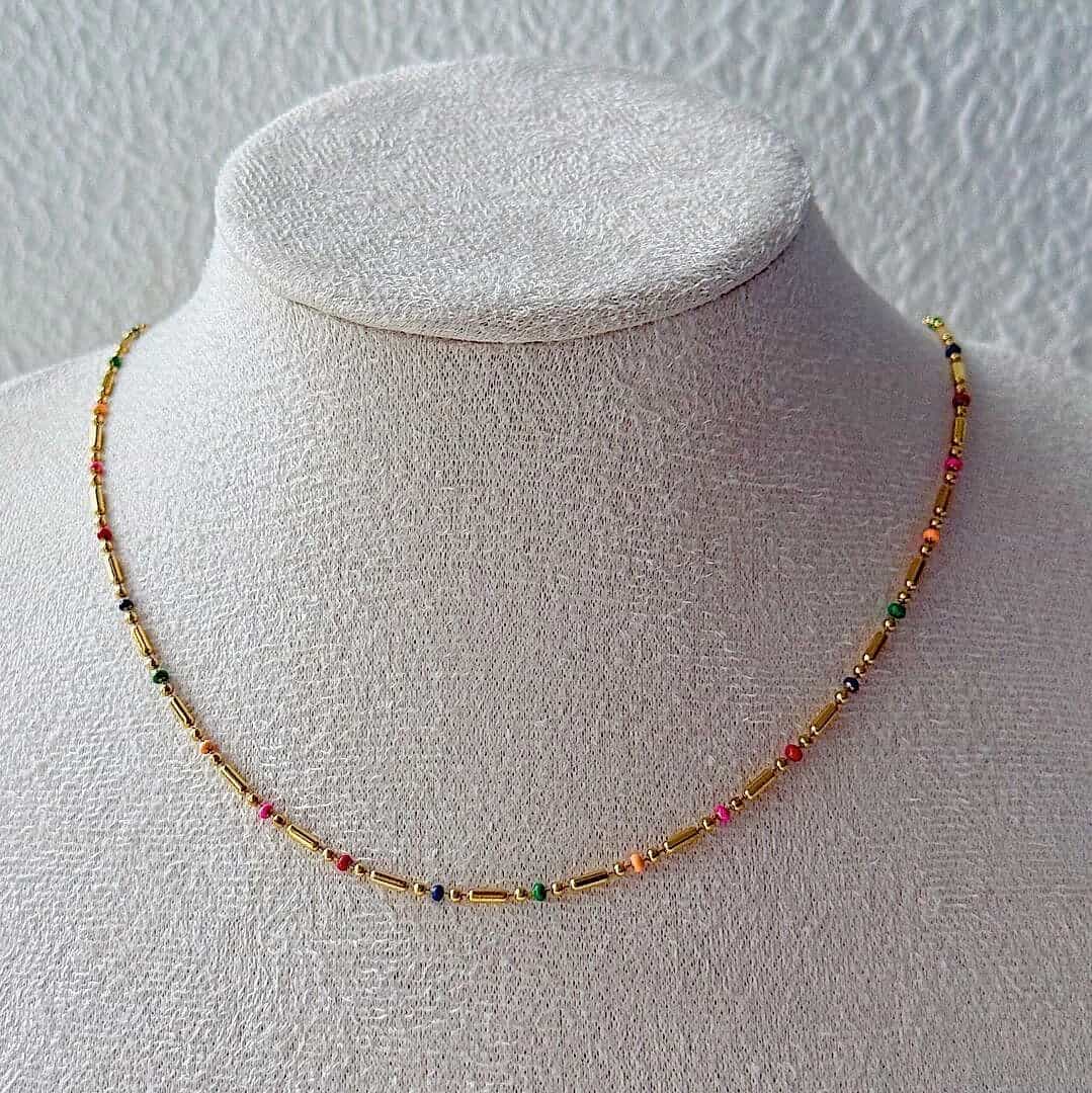 Carol Enamel Bead Chain