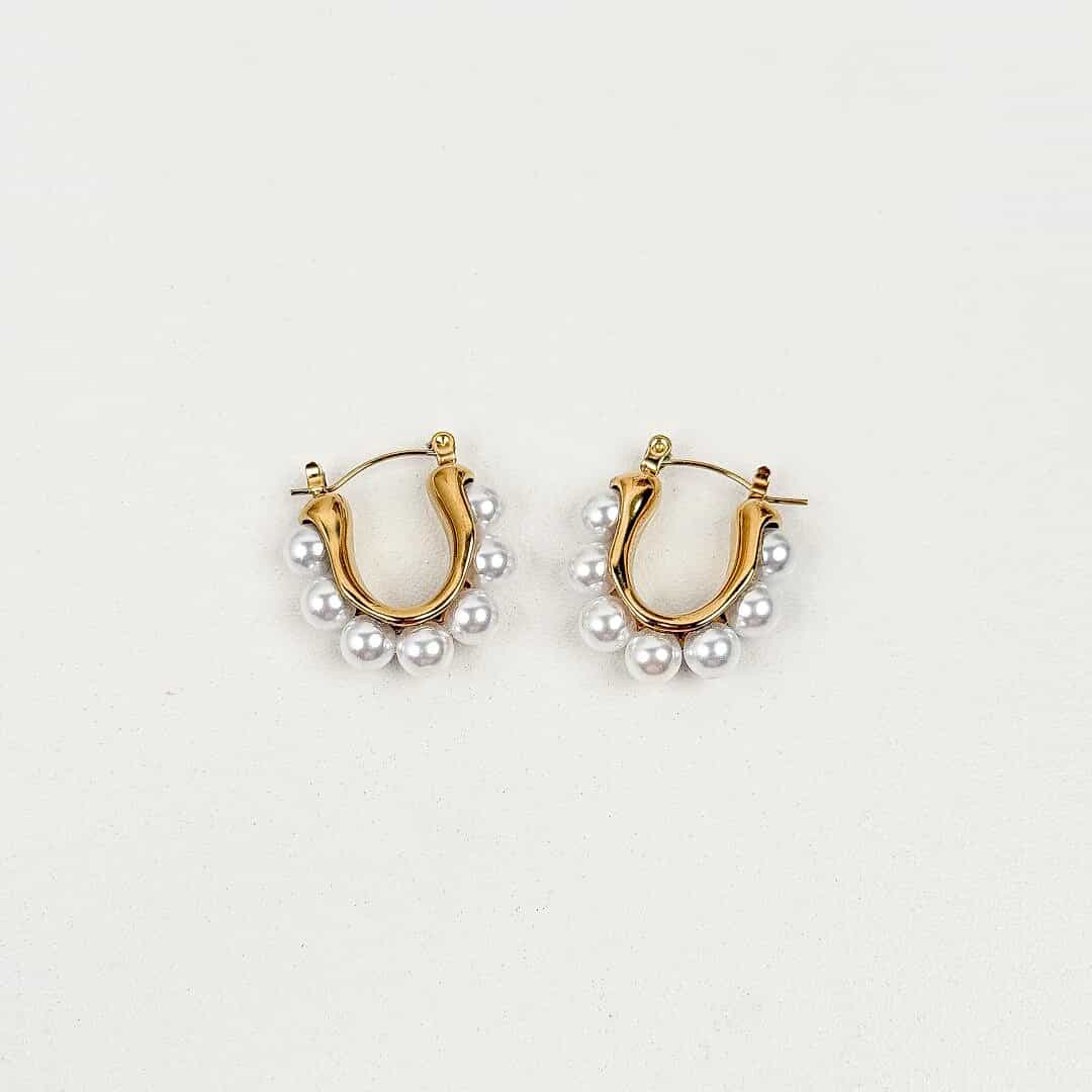 Kehlani Pearl Hoops