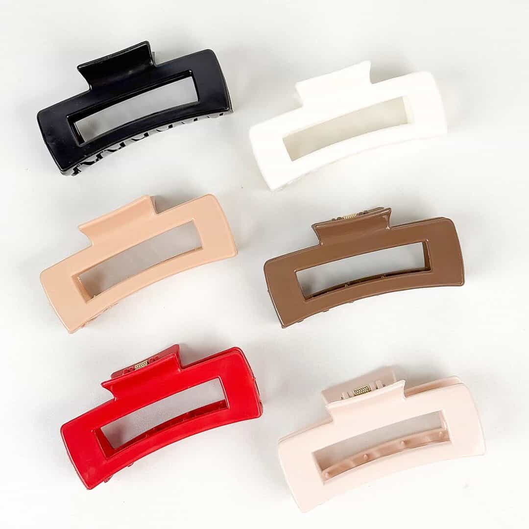 Plain Silicone Hair Clip