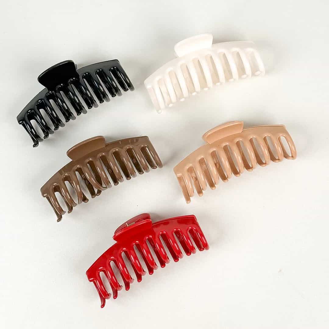 Plain Silicone Hair Clip