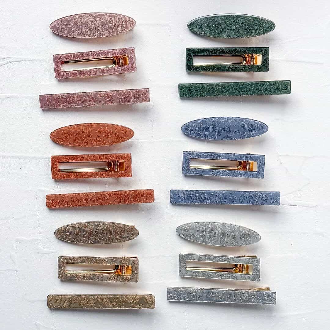 Dust Glitter Hair Pin | 3 PCs Set