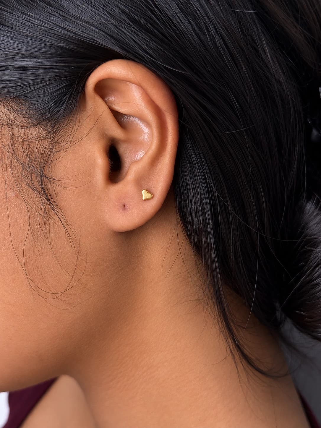 Tiny Heart Studs – thumbnail 2