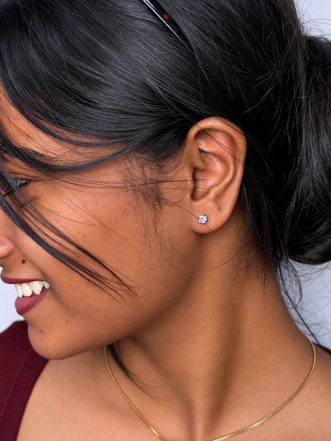 Solitaire Studs – thumbnail 2