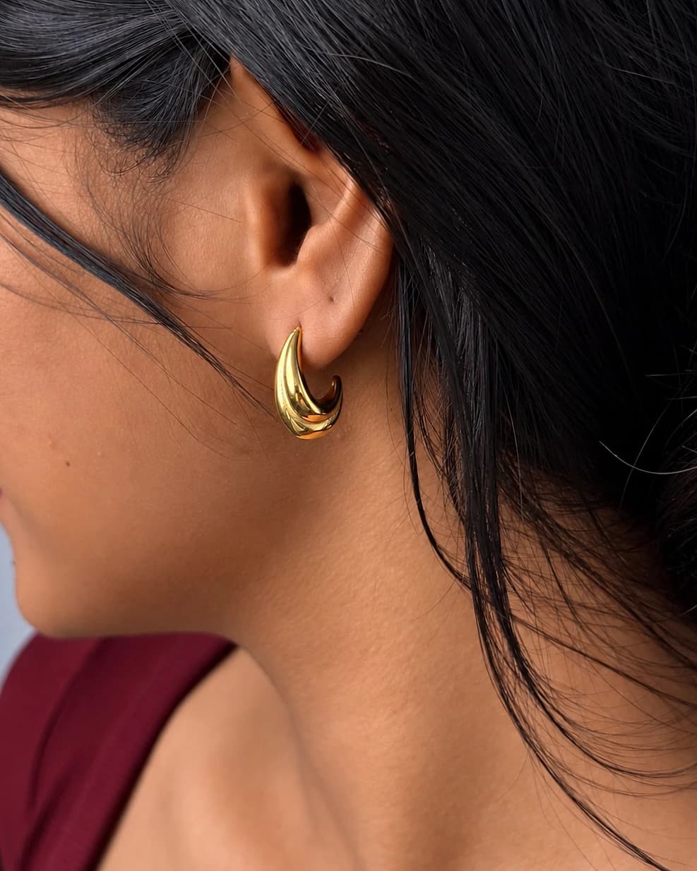 Maren Half Hoops – thumbnail 2