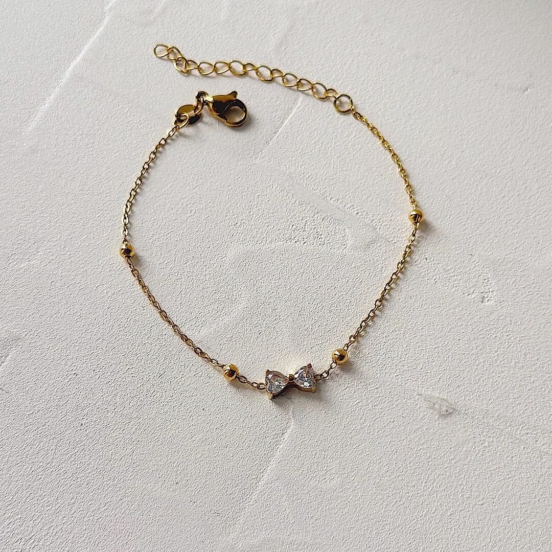 Bow Bead Bracelet
