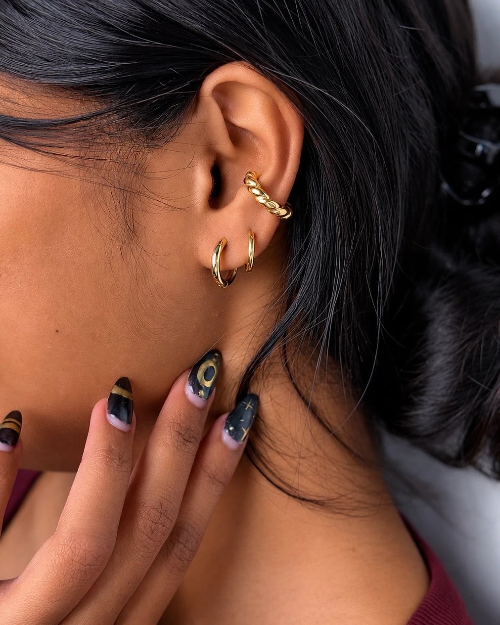 Twisted Ear Cuff – image 2