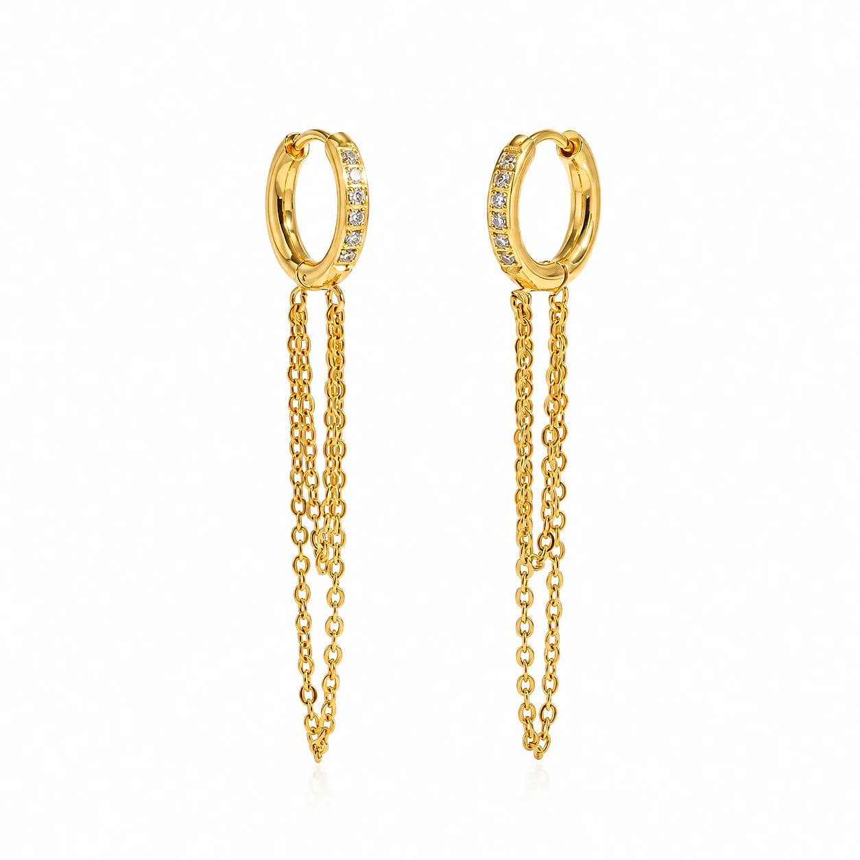Eden Drop Hoops – image 1