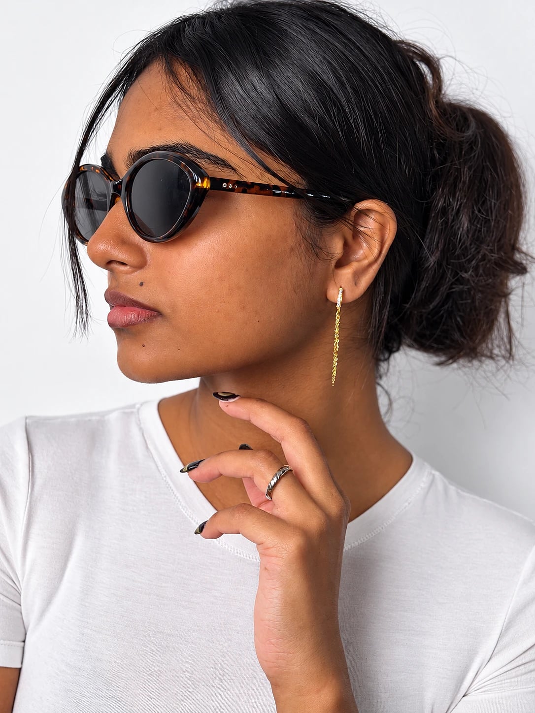 Eden Drop Hoops – image 3