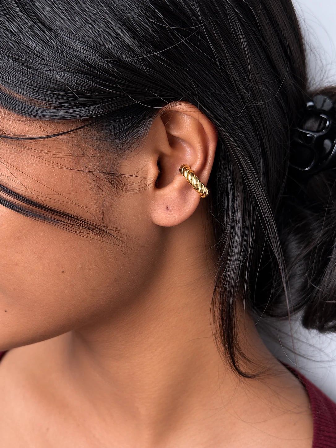 Ribbed Ear Cuff – image 2
