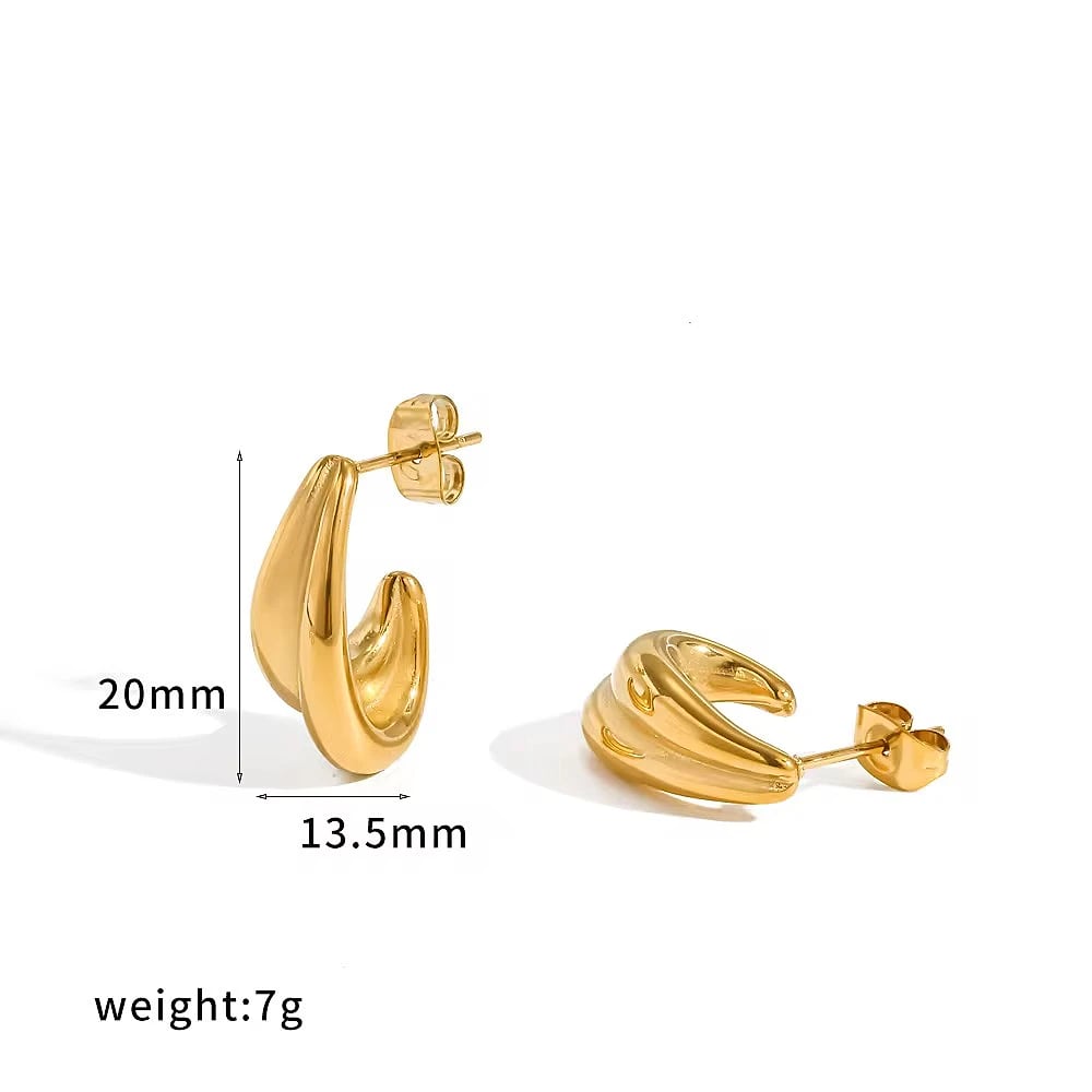 Maren Half Hoops – image 4