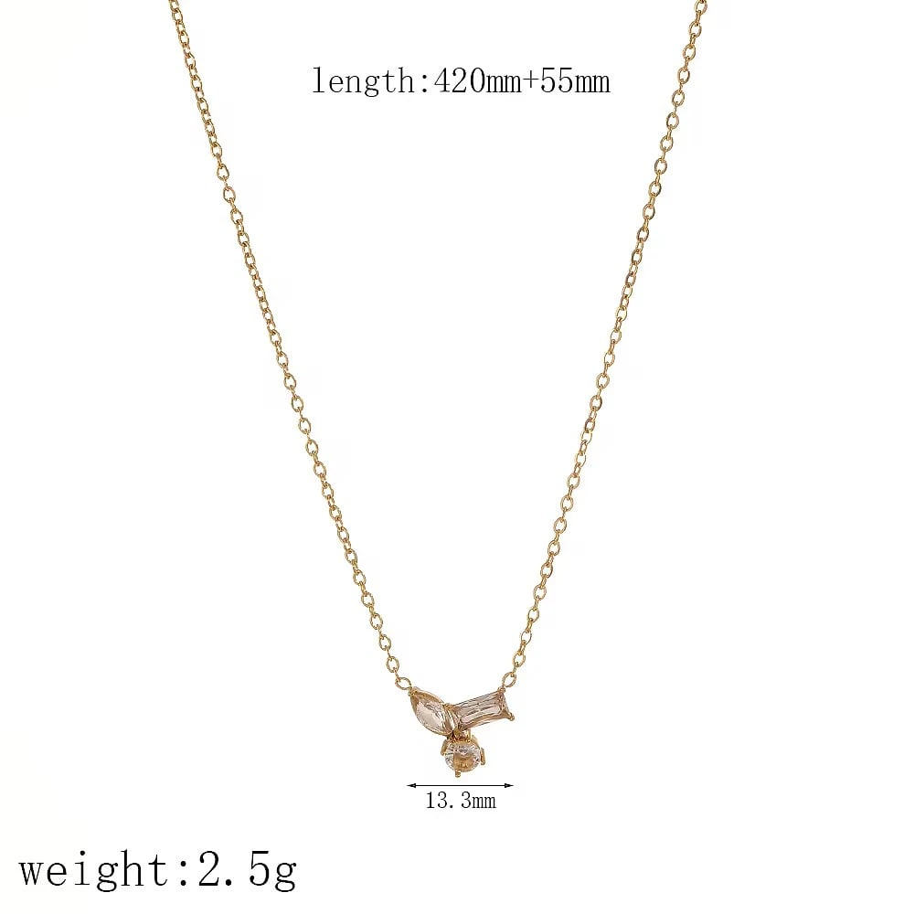 Mosaic Drop Necklace – image 3