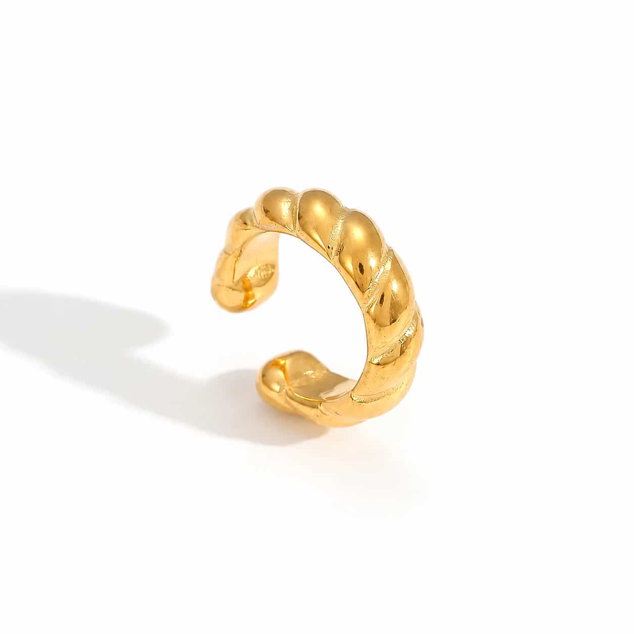 Ribbed Ear Cuff