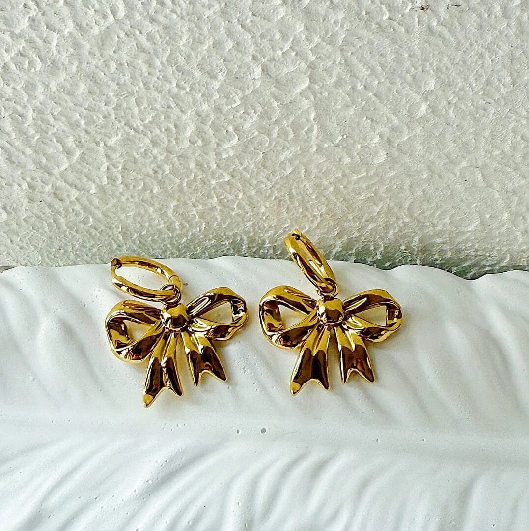 Bow Drop Earrings
