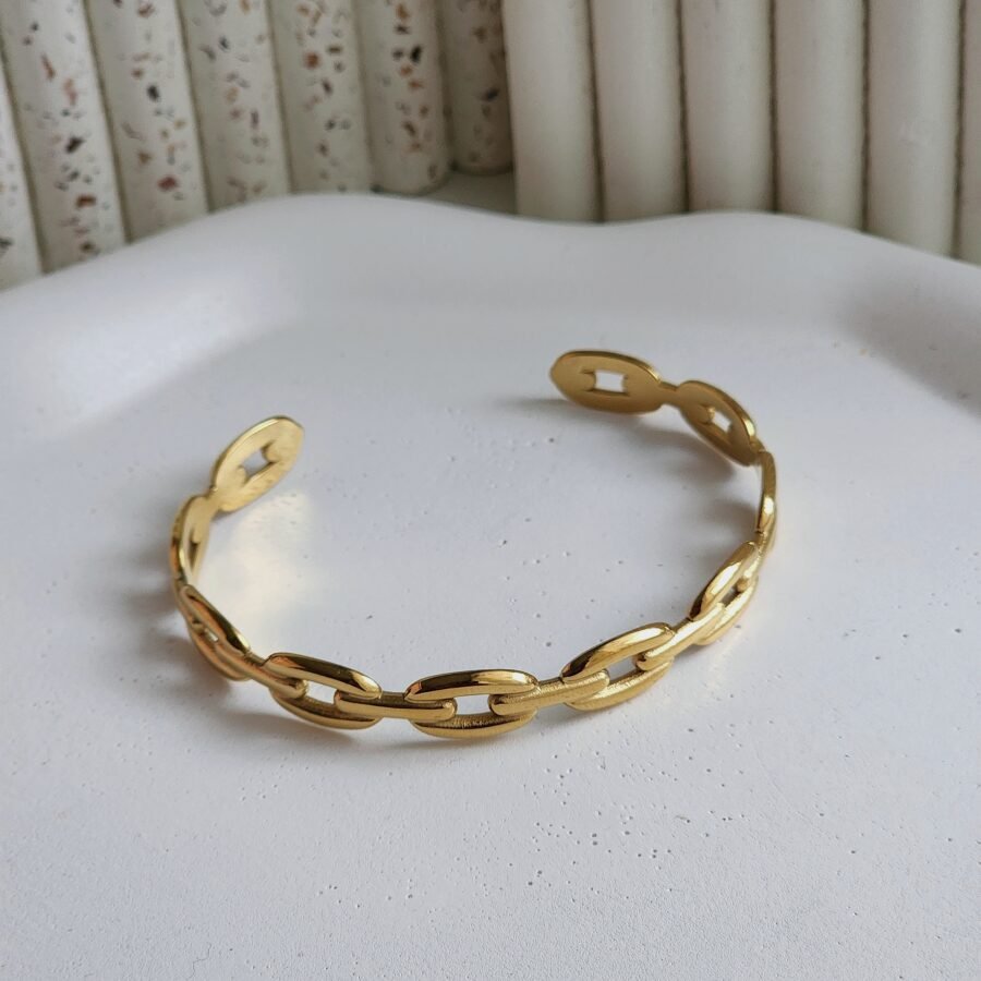 Link Cuff Bangle - Image 2