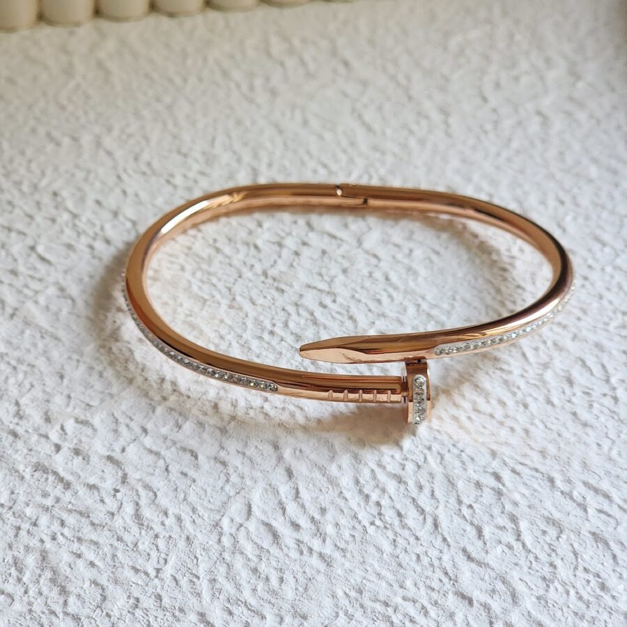 Stoned Nail Bangle - Image 4