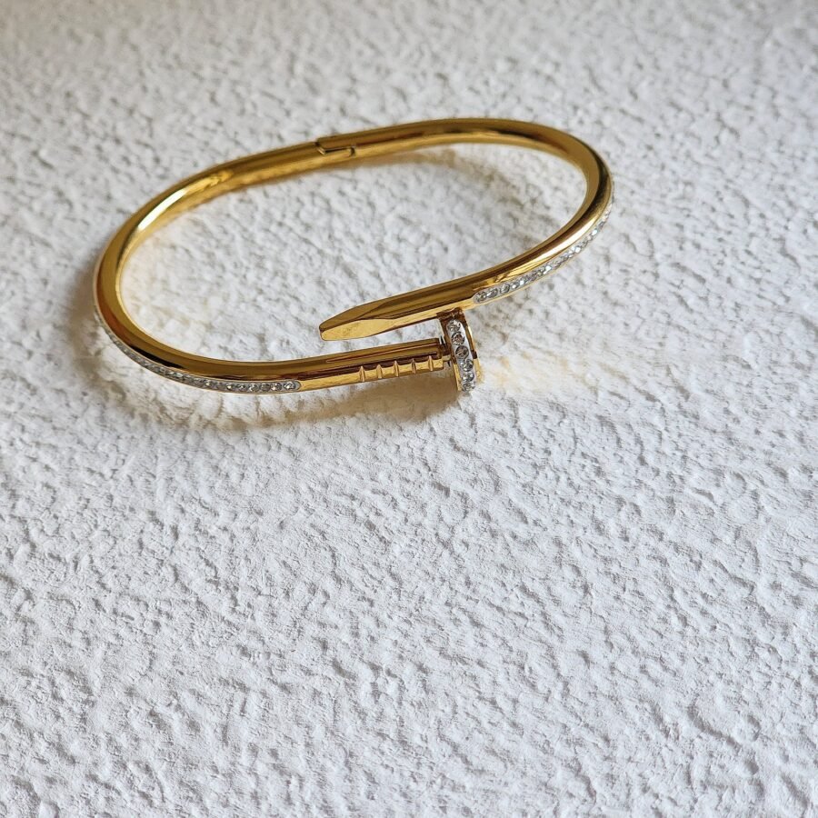 Stoned Nail Bangle - Image 6