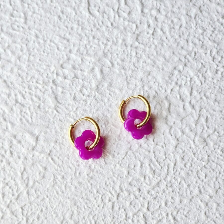 Acrylic Flower Hoops - Image 3