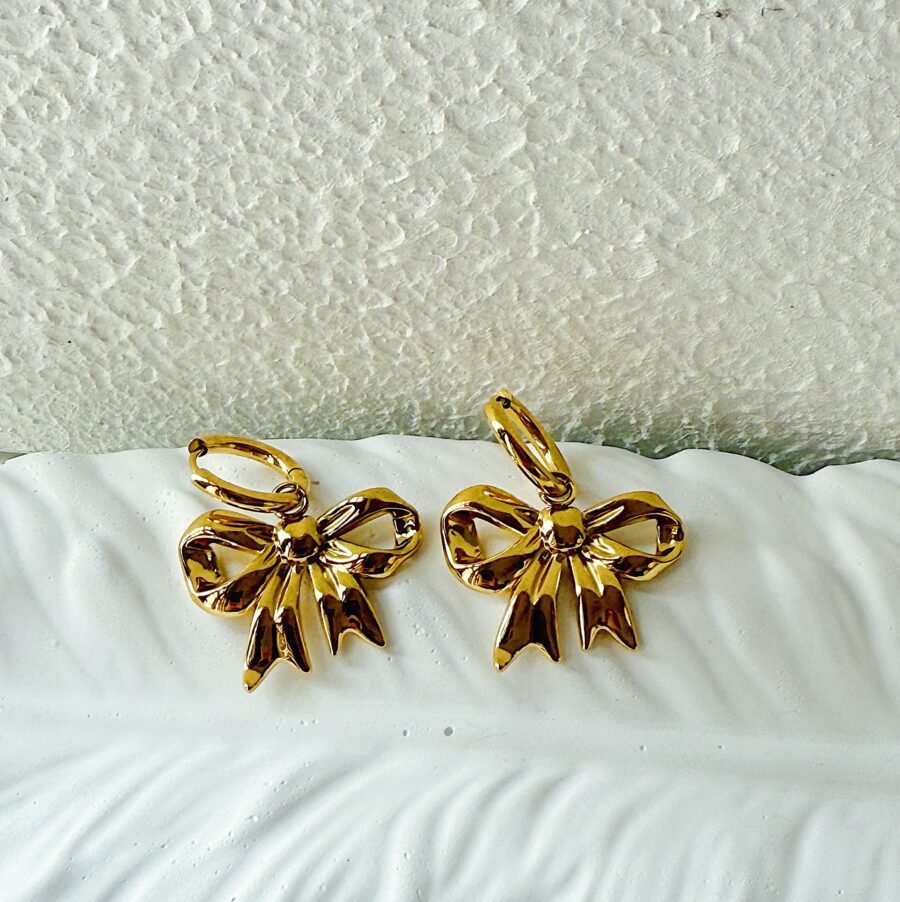Bow Drop Earrings