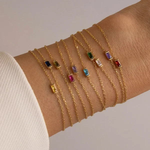 Birth Month Stone Bracelet