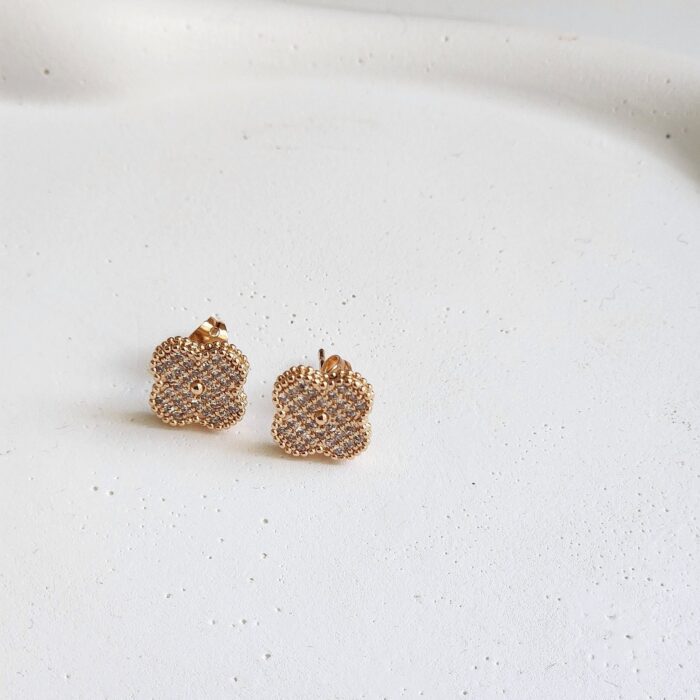 Clover Stud Earrings - Image 4
