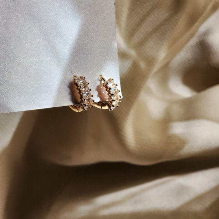 Iris Hoops - Gold - Image 1