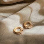 Iris Hoops - Gold - Image 3