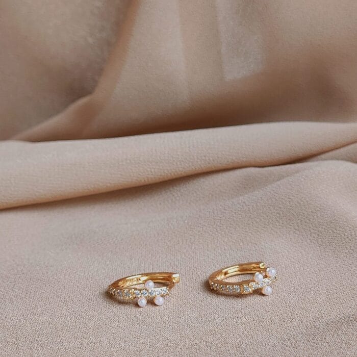 Pearl Hoops - Image 2