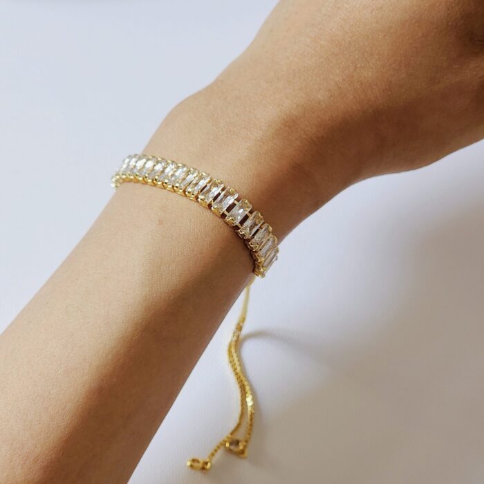 Baguette Tennis Bracelet - Image 3