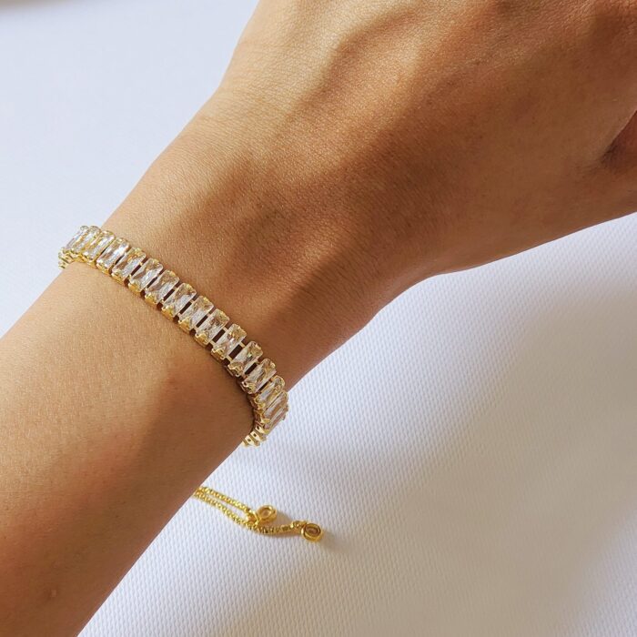 Baguette Tennis Bracelet - Image 1