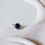 Diana Blue Stone Ring - Silver - Image 5