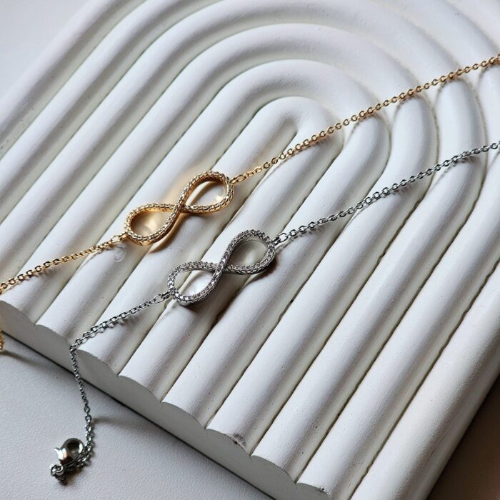 Flat Infinity Bracelet - Image 1