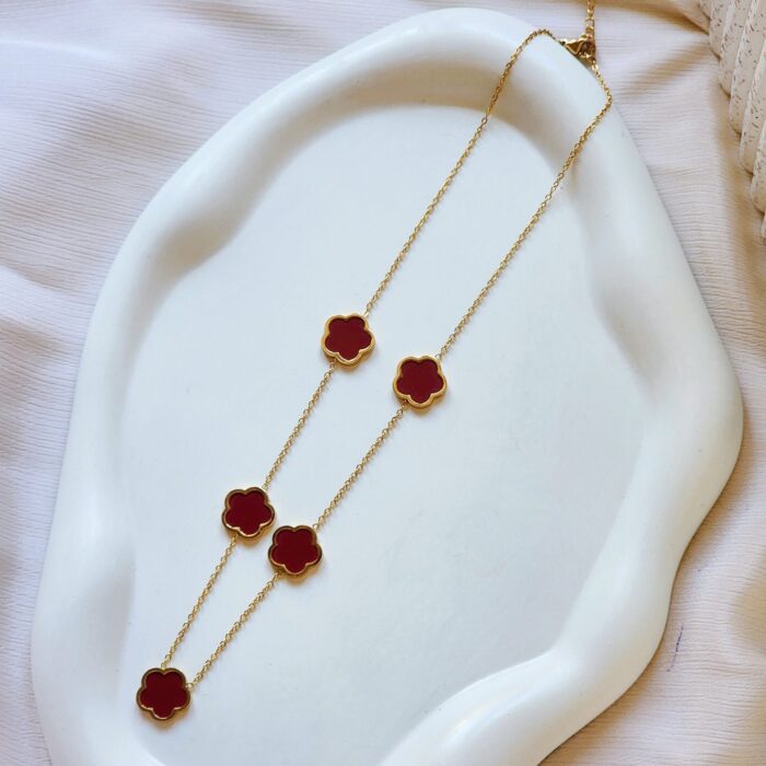 Clover Maroon Set - Image 5