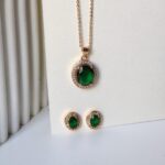 Emerald Oval Stone Set - Image 3