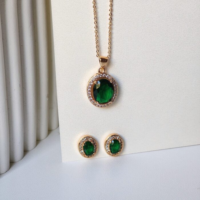Emerald Oval Stone Set - Image 3