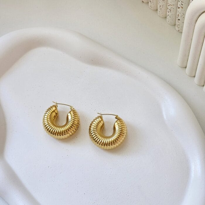 Classic Spiral Hoops - 1 - Image 1