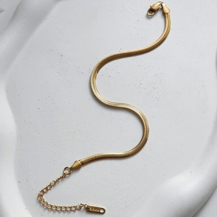Snake Chain Anklet - Image 2