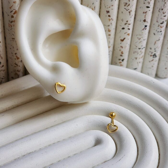 Rosy Stud Earrings - Image 1
