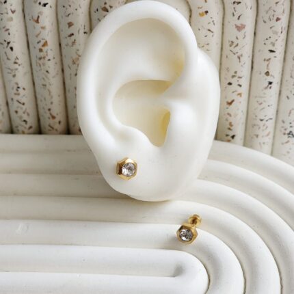 Violet Stud Earrings