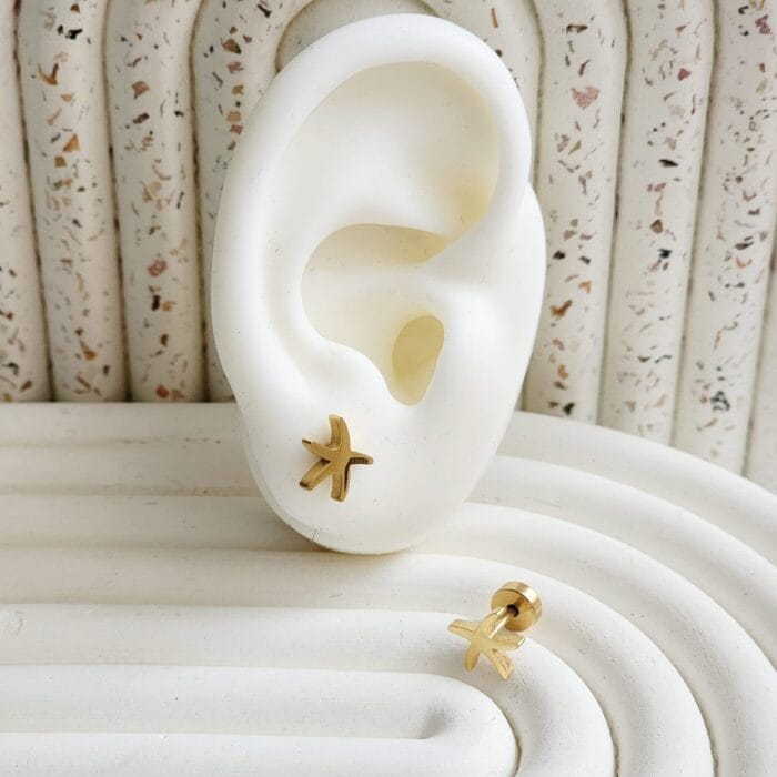 Star Stud Earrings - Image 1