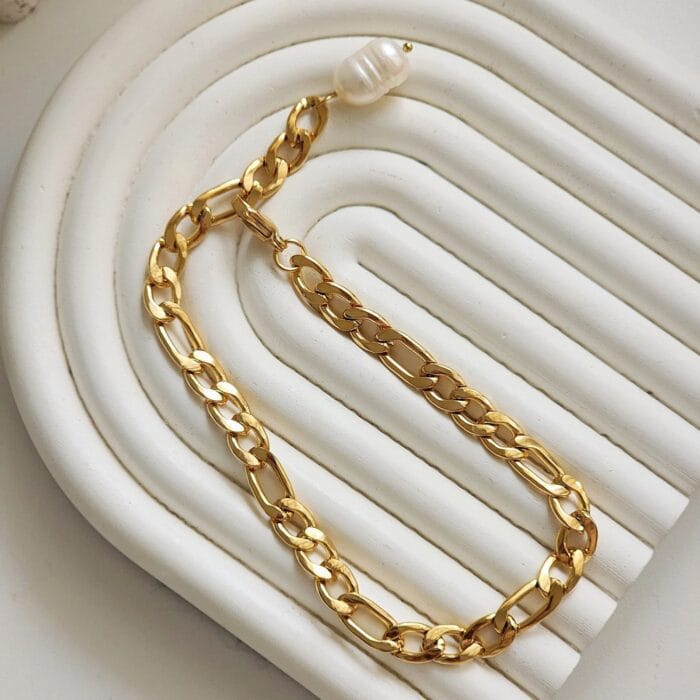 Lily Pearl Anklet - Image 2