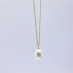 Tear Drop Pearl Necklace & Earrings