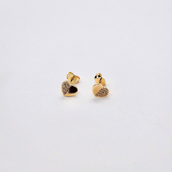 Layla Heart Studs - Image 2