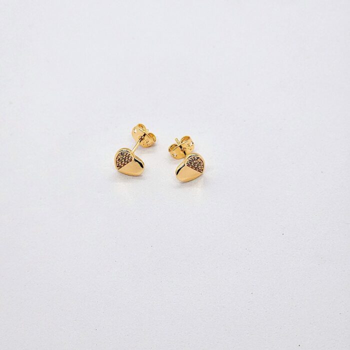 Layla Heart Studs - Image 3