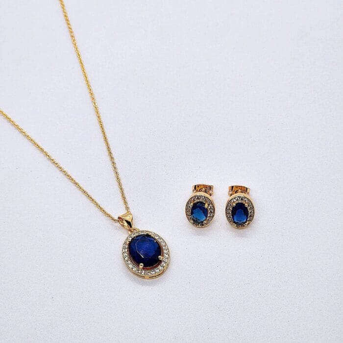 Sapphire Oval Stone Set - Image 3