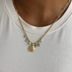 Blue Sea Charm Necklace