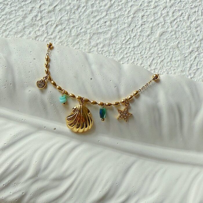 Blue Sea Charm Bracelet - Image 1