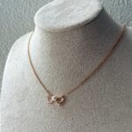Pearl Bow Necklace - Image 2