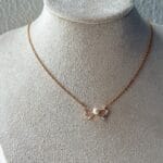 Pearl Bow Necklace - Image 3