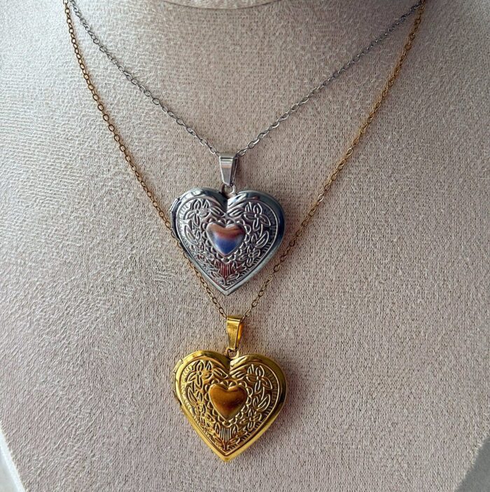 Big Heart Locket Necklace | 1 - Image 2