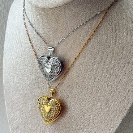 Big Heart Locket Necklace | 1